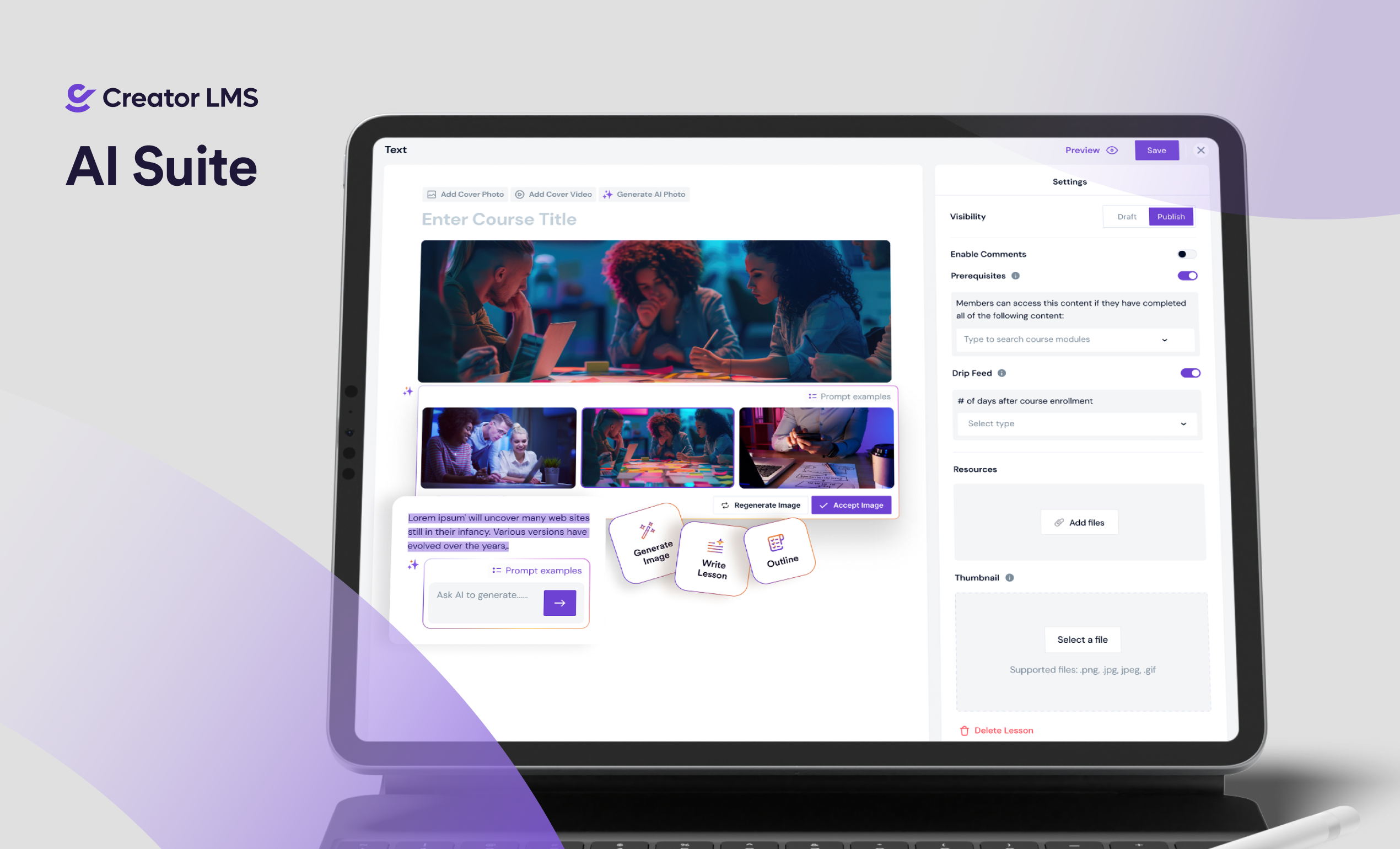 Creador LMS - El LMS todo en uno construido para creadores, no aulas media 3