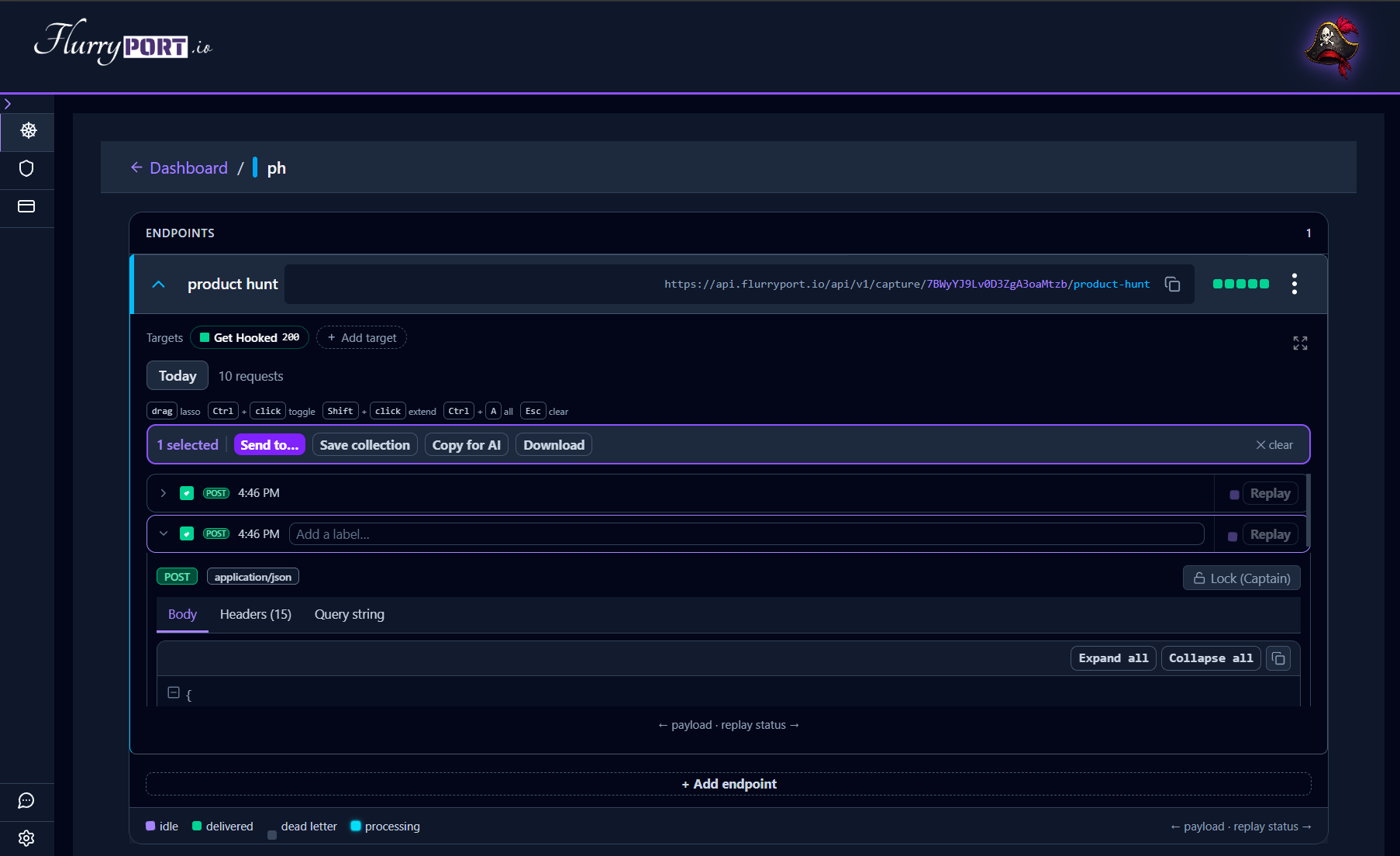 FlurryPORT — Capture. Replay. Debug. gallery image