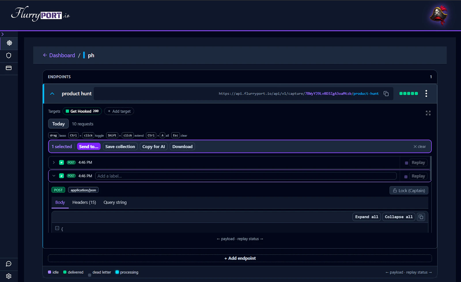 FlurryPORT — Capture. Replay. Debug. screenshot 3