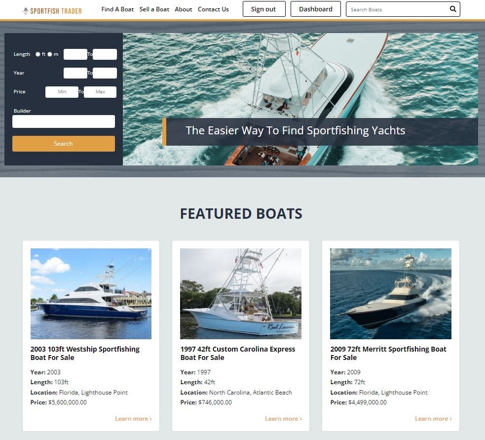 Sportfishtrader - Balıkçı teknelerini satışa aramak için yeni site medya 1