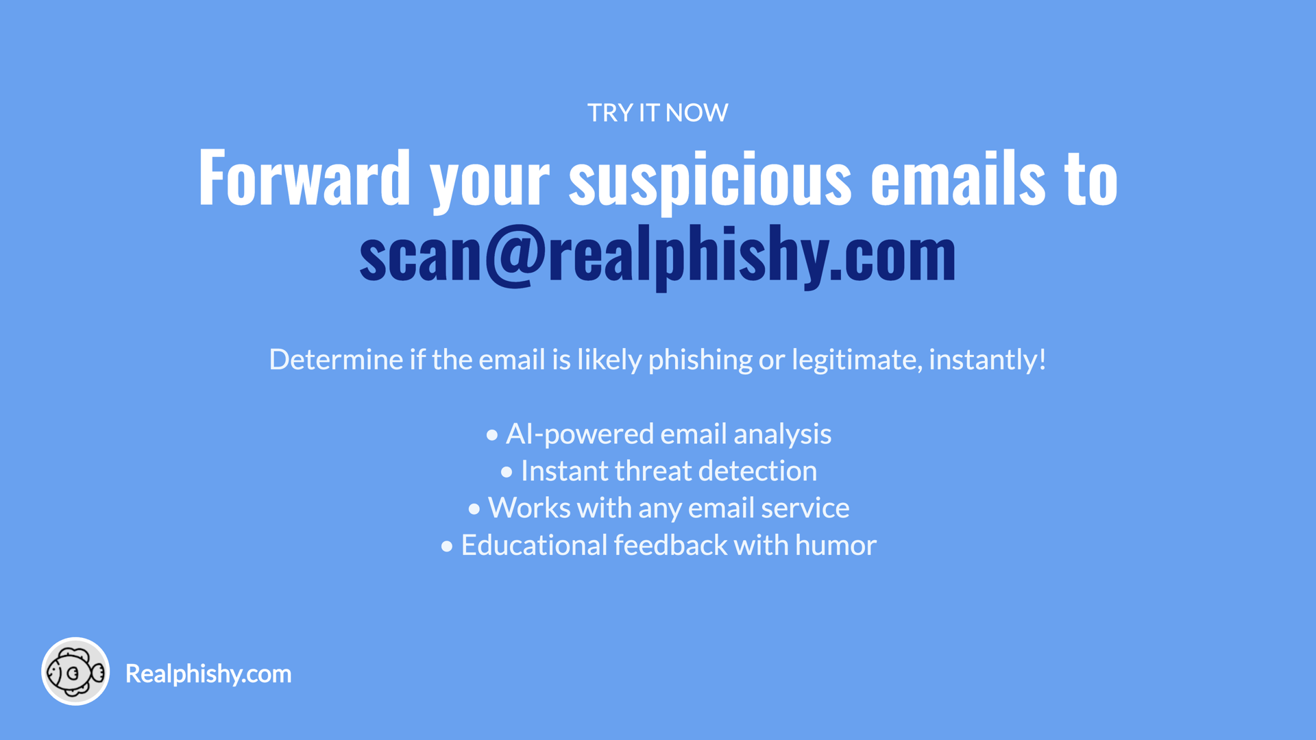 Realphishy.com - Простая защита от AI Phishing Phishing Email медиа 1