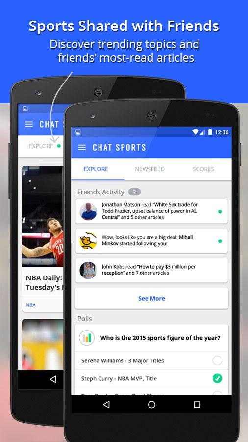 Chat Sports on Android gallery image