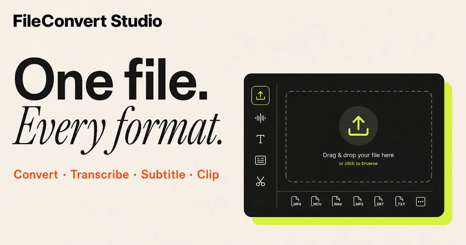 FileConvert Studio   screenshot 1