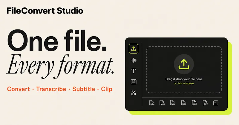 FileConvert Studio   screenshot 1