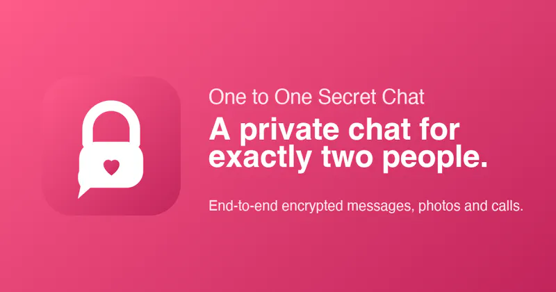 One to One Secret Chat screenshot 1