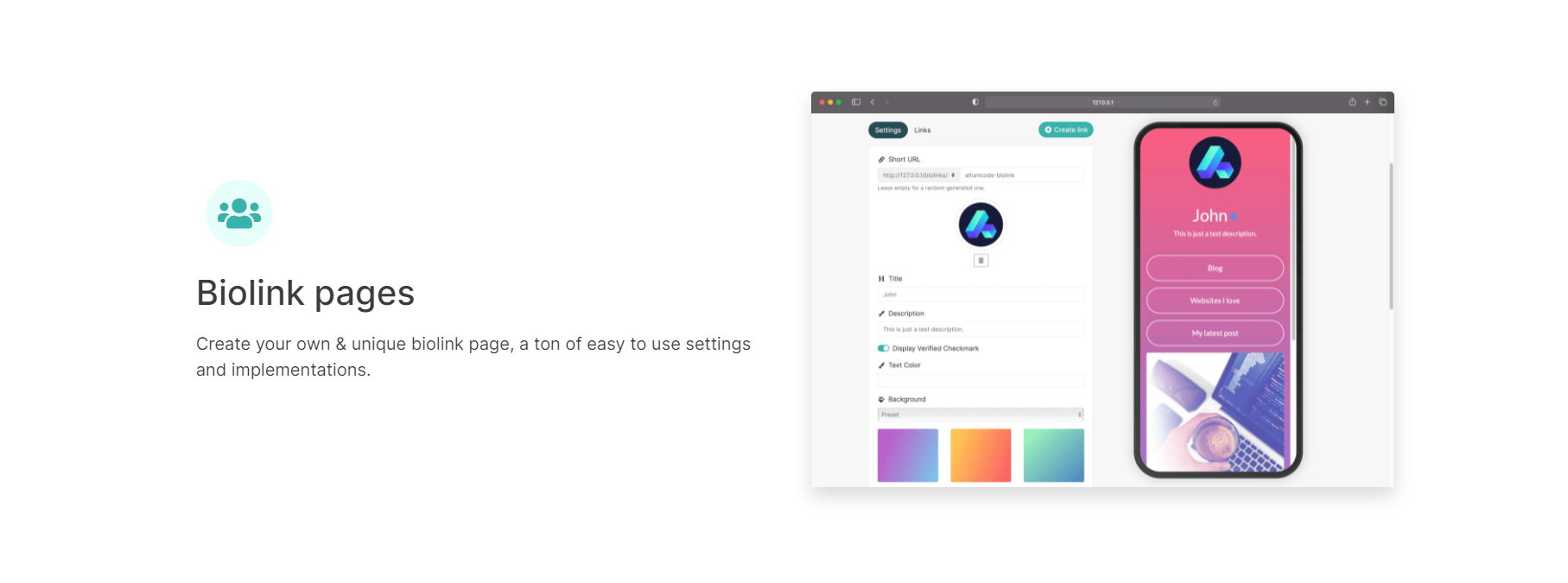 BIO LINK gallery image