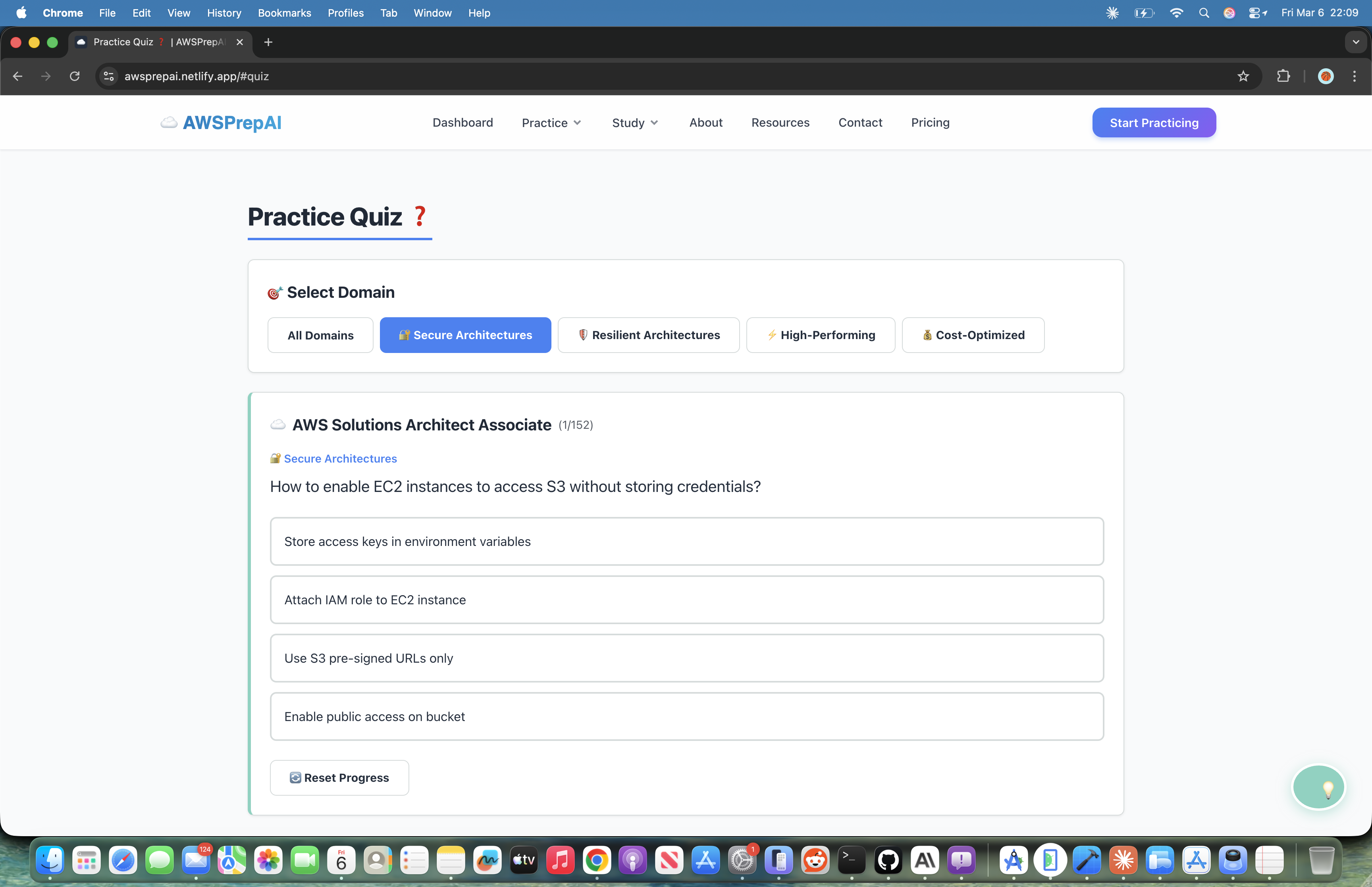 AWSPrepAI - Screenshot 2 showing product features and functionality