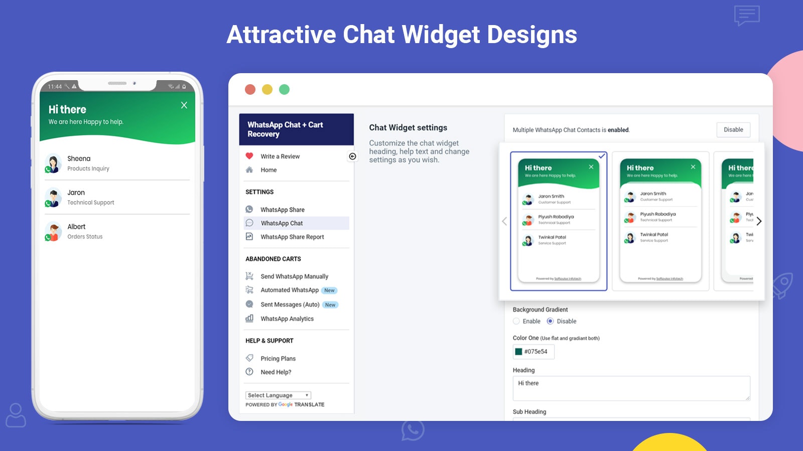 WhatsApp Chat & Cart Recovery - Shopify gallery image
