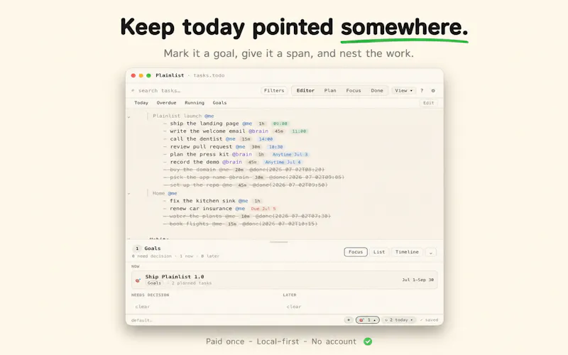 Plainlist screenshot 4