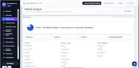 Site Intelligence Pro gallery image