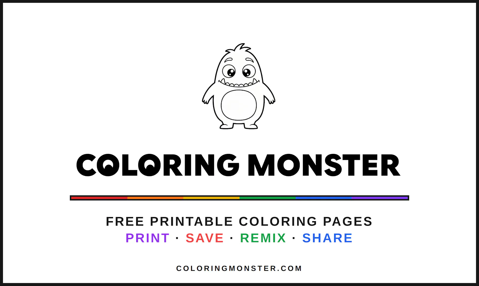 Coloring Monster screenshot 1