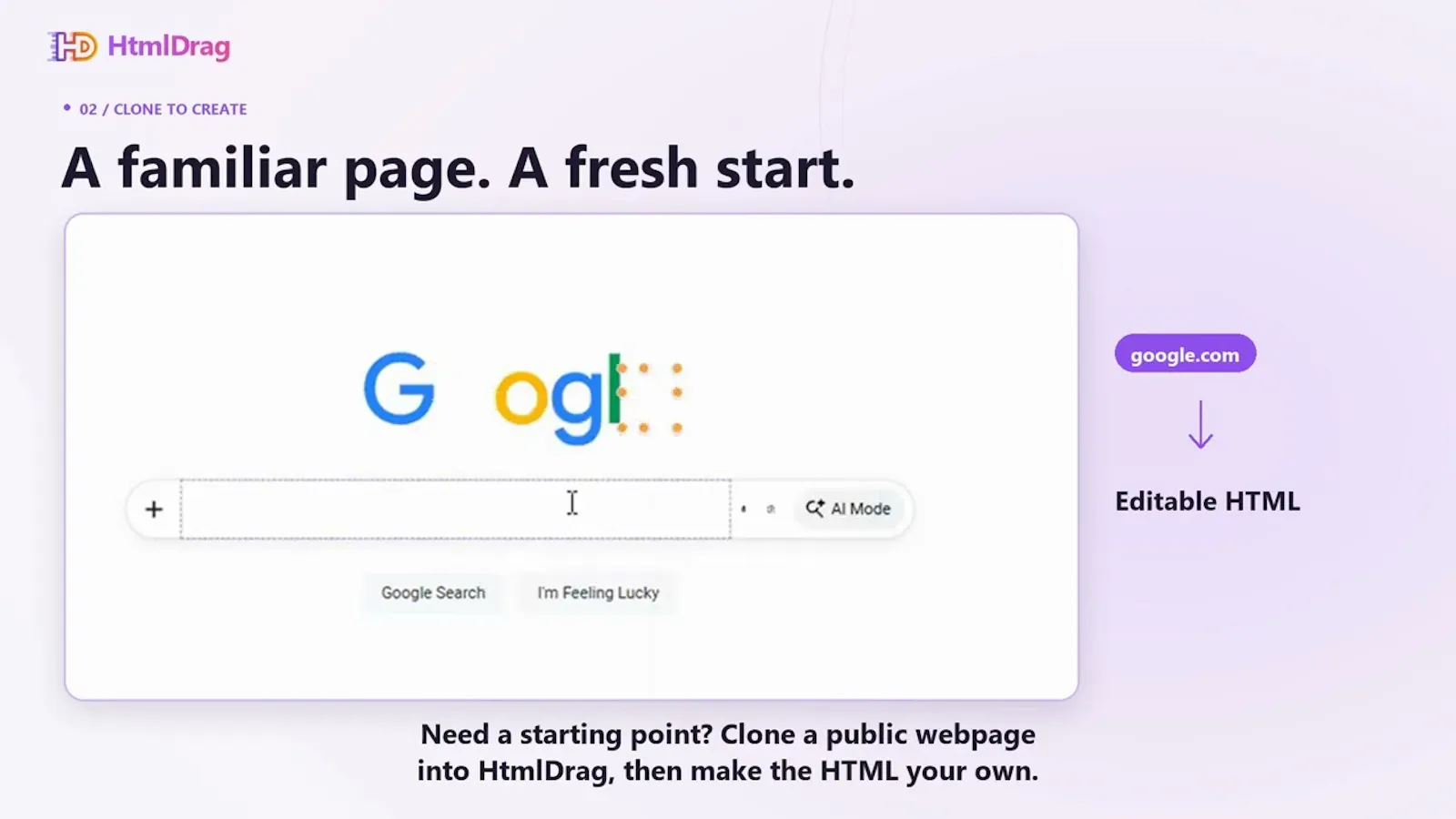 HtmlDrag screenshot 1 (video preview)