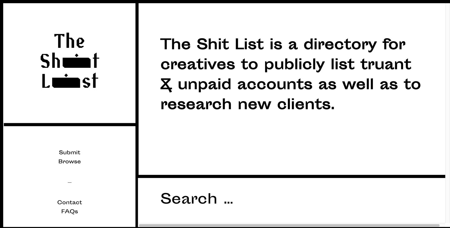 The Shit List gallery image