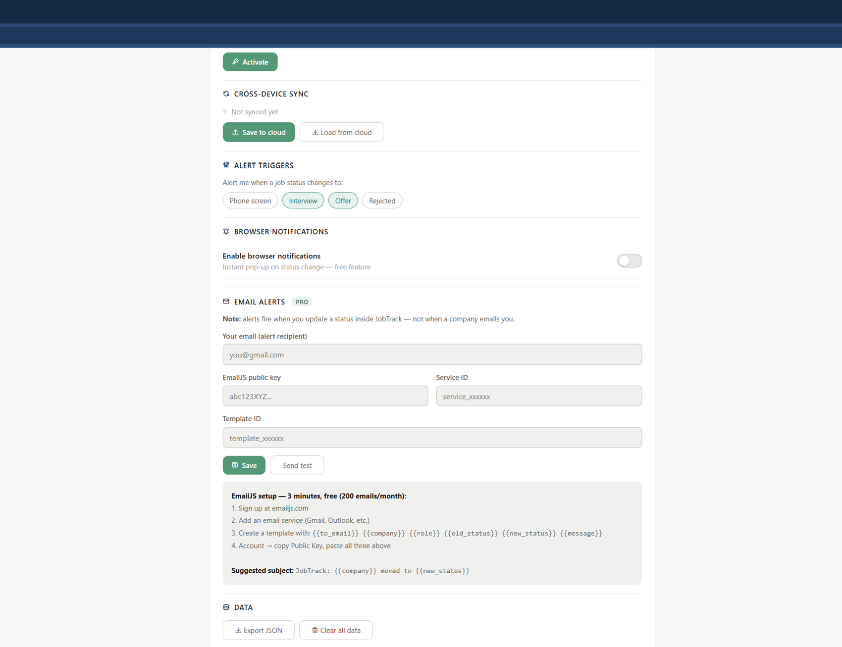 JobTrack gallery image