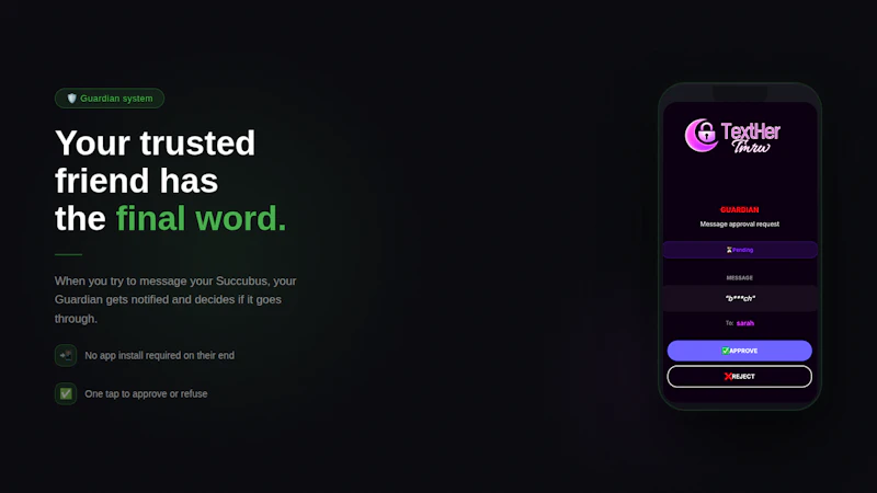 TextHerTomorrow screenshot 2