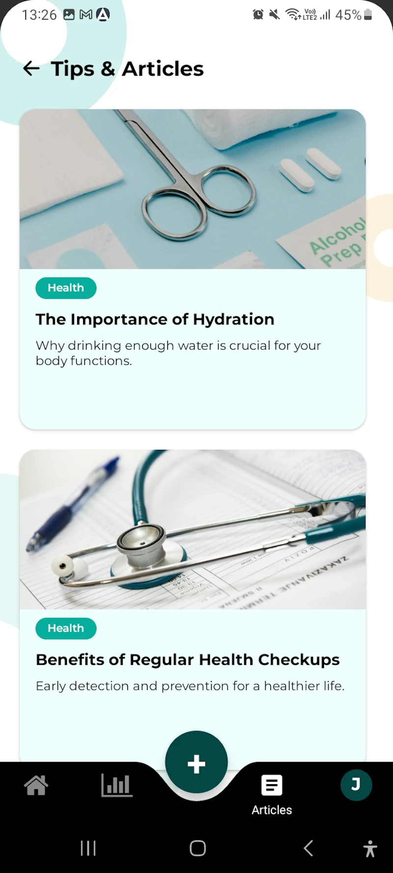 Mediitrack screenshot 2