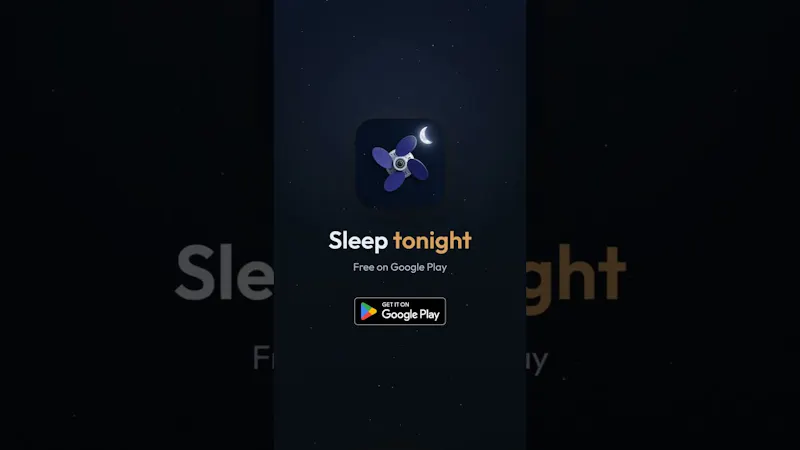 Fall Asleep Fan screenshot 1 (video preview)