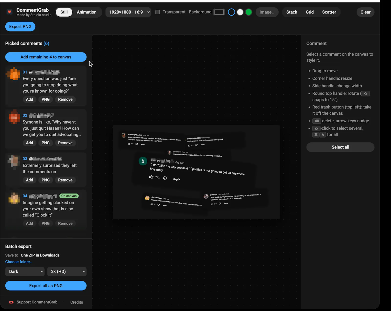CommentGrab screenshot 4