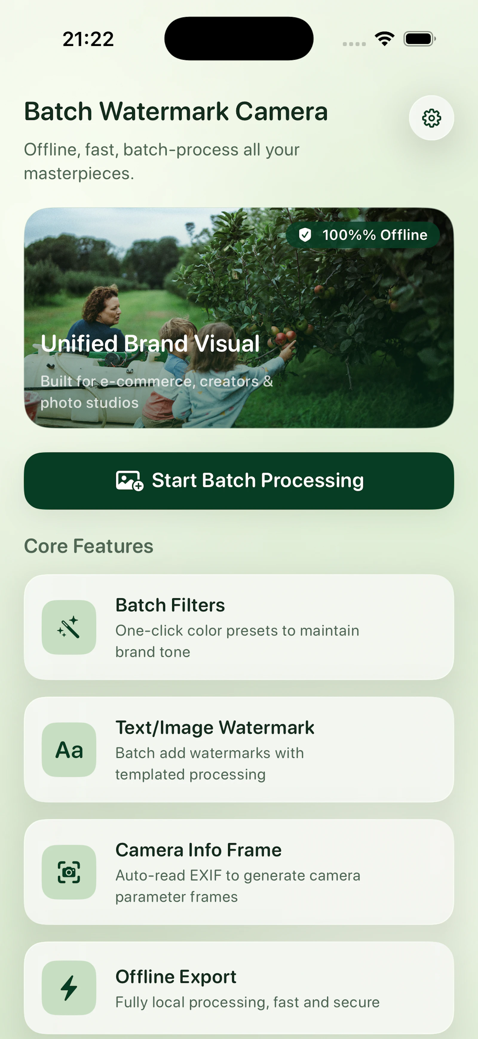 BatchMark screenshot 1