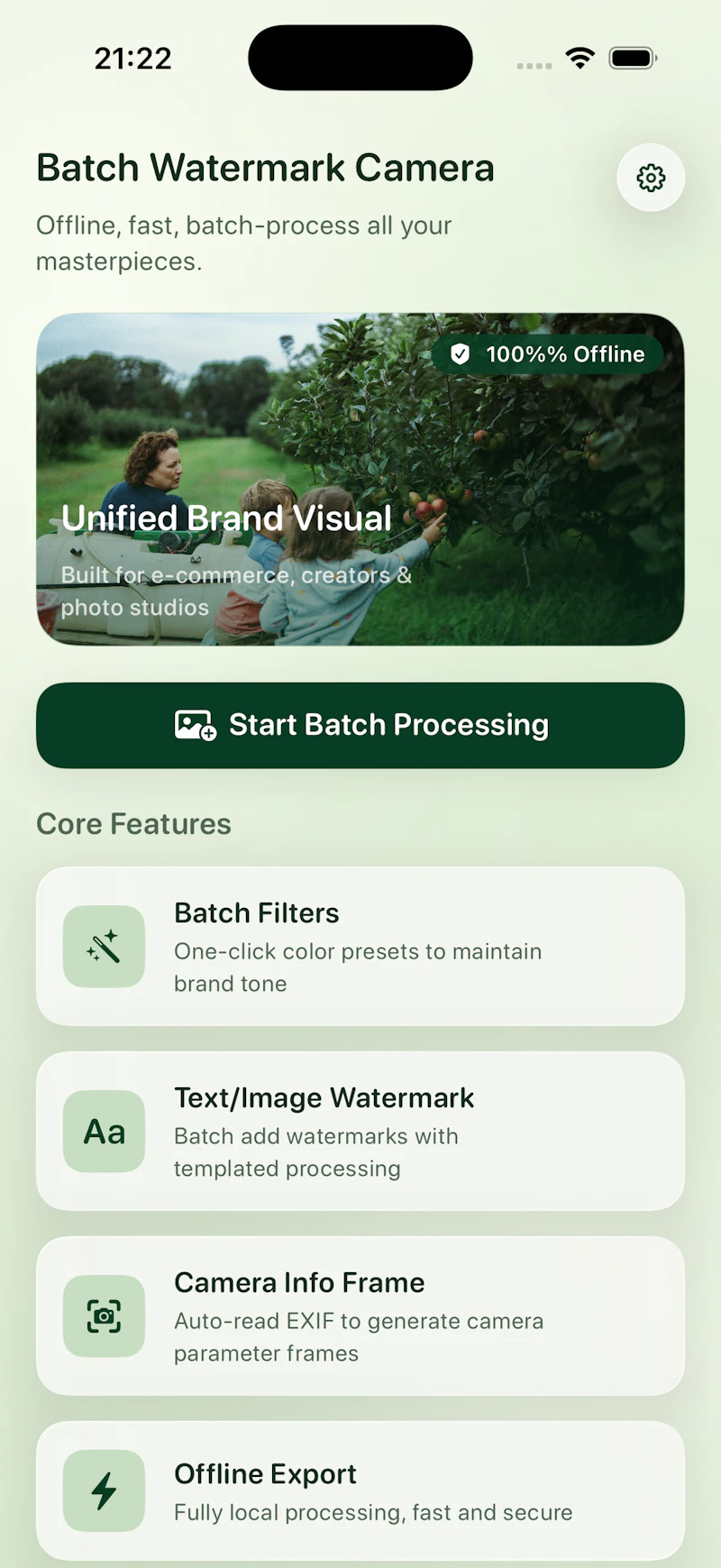 BatchMark screenshot 1