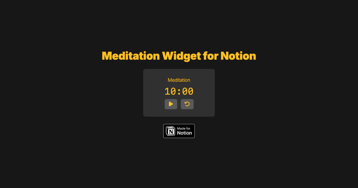 Free Notion Widgets gallery image
