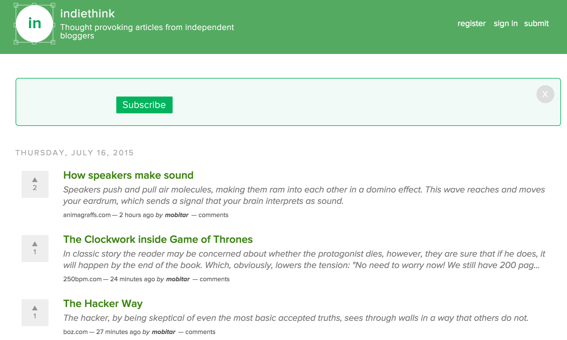 Indiethink gallery image