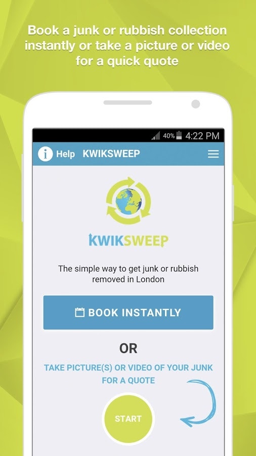 KwikSweep App gallery image