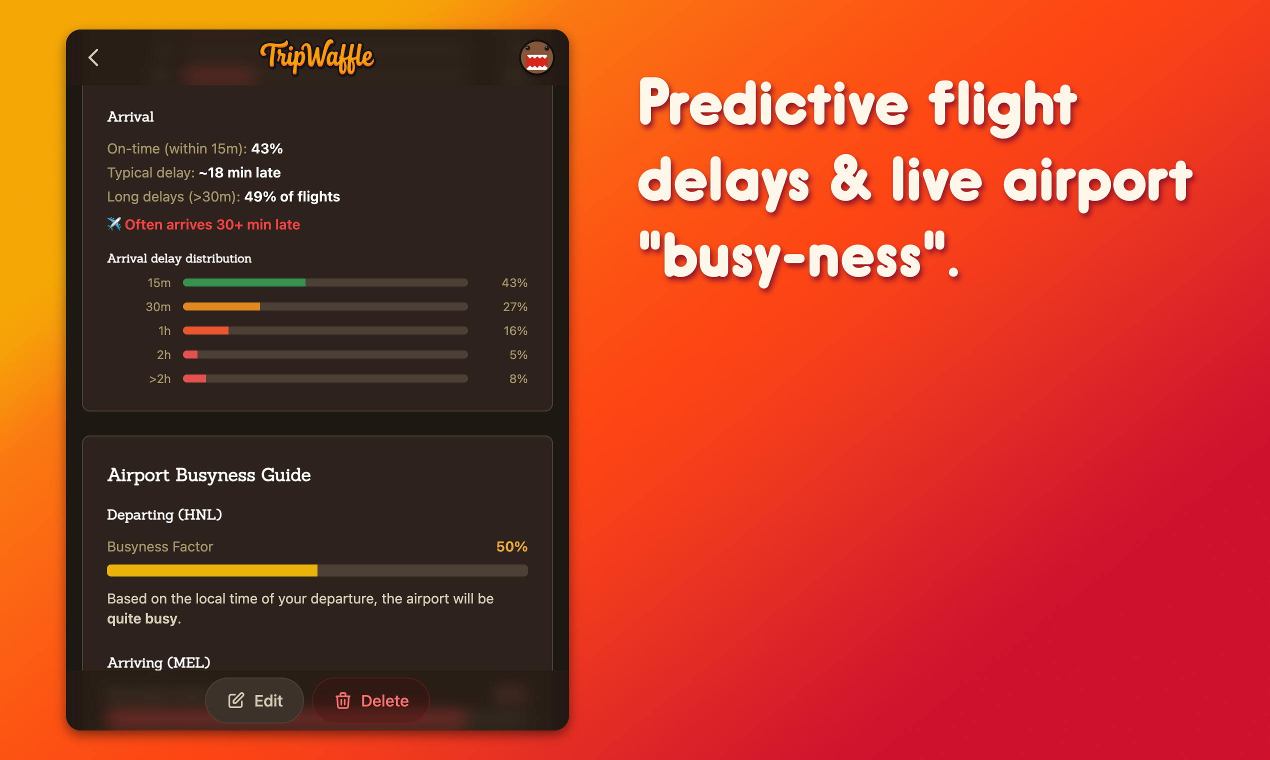 TripWaffle - Screenshot 4 showing product features and functionality