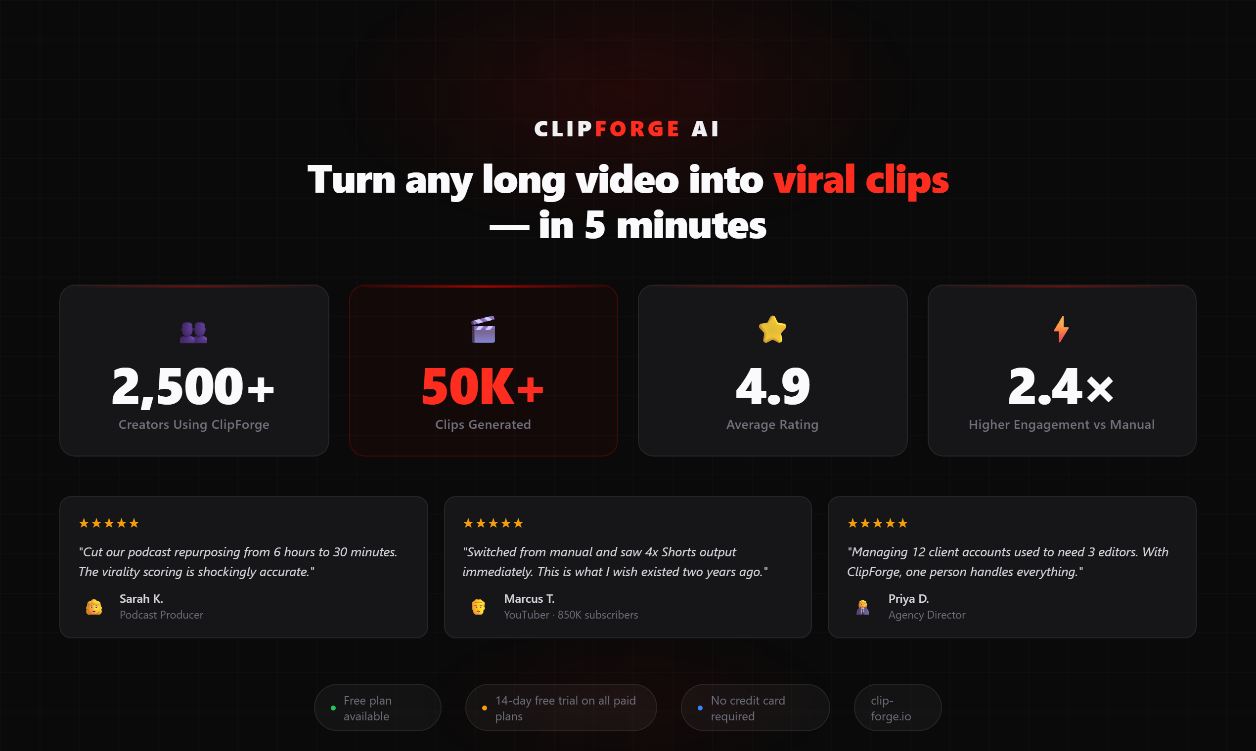 ClipForge AI gallery image