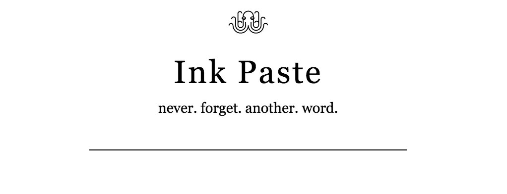 Ink Paste