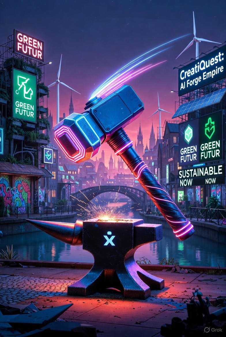 CreatiQuest - Main product screenshot demonstrating key features and user interface