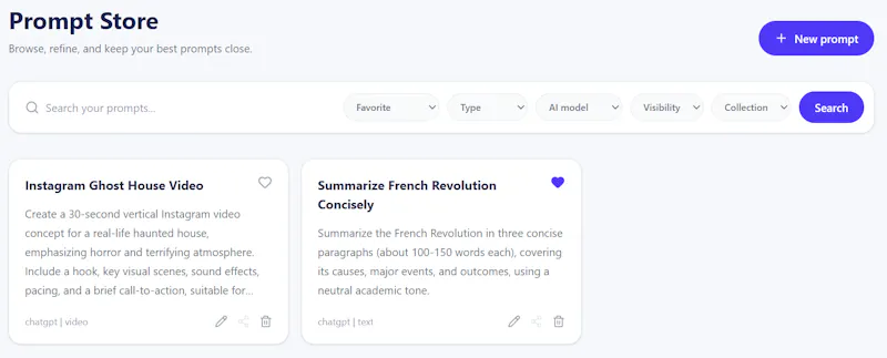 PromptStudio screenshot 2