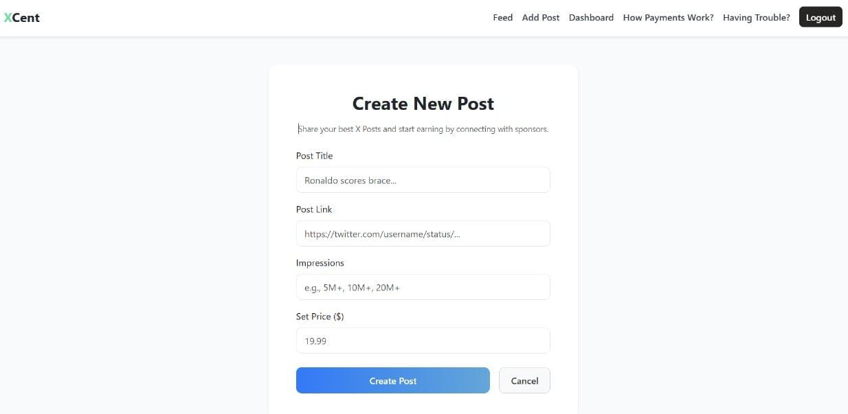 XCent - Turn X into Revenue. - Screenshot 3 preview