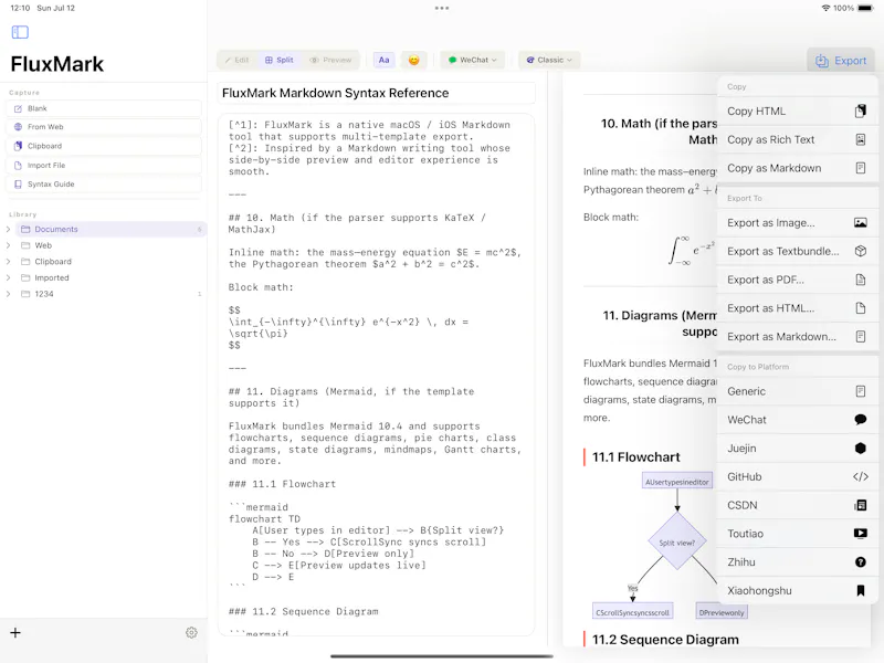 FluxMark screenshot 4