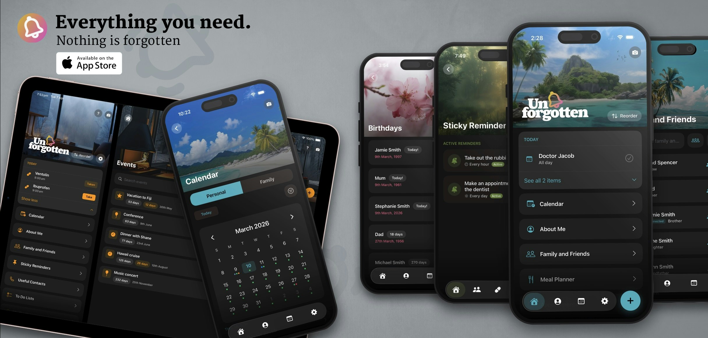 Unforgotten App Launch gallery image