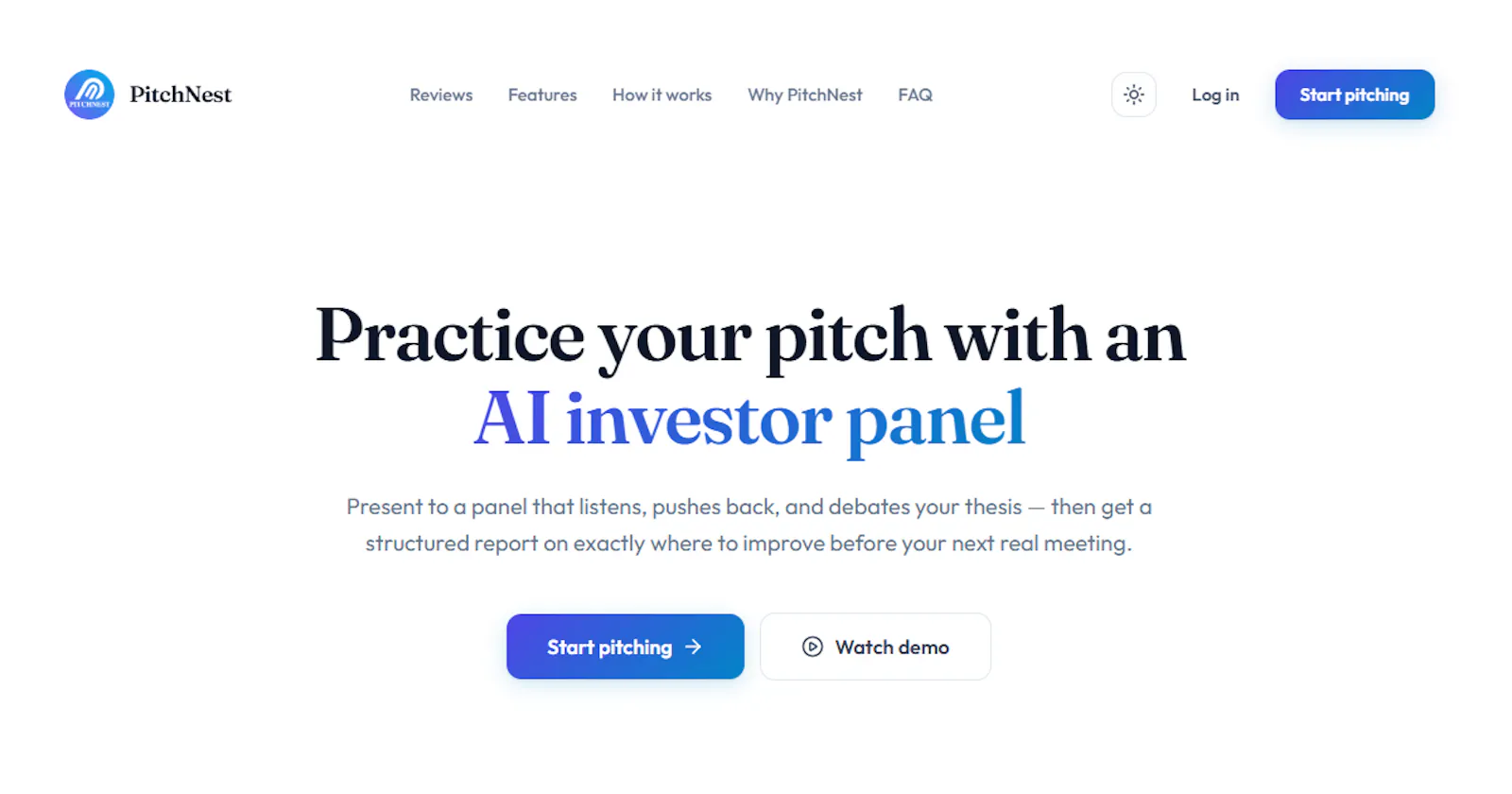 PitchNest screenshot 1