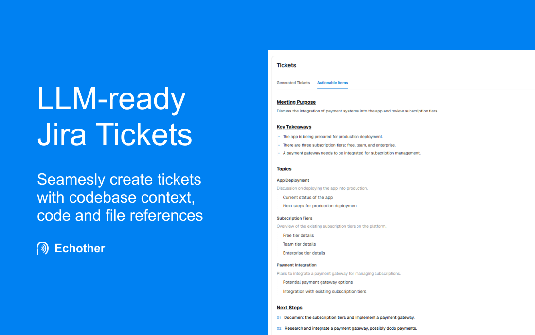 Echother - Screenshot 2 showing product features and functionality
