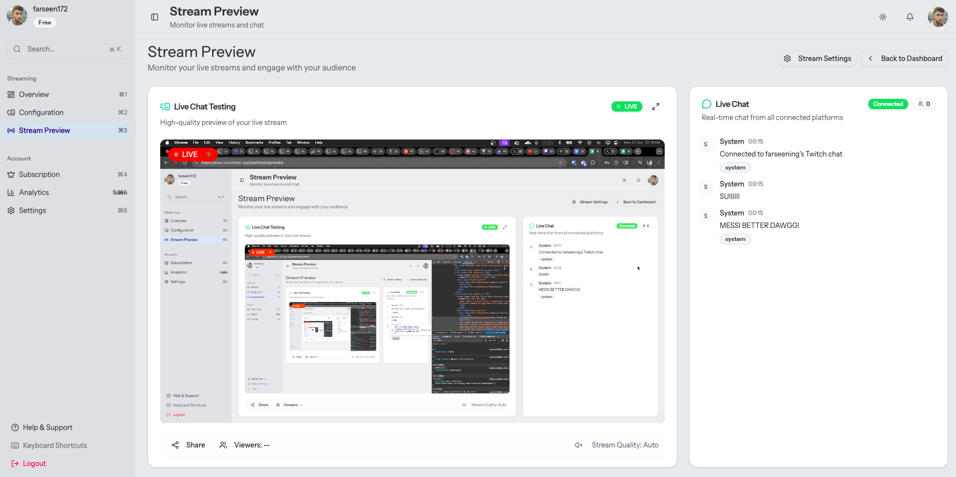 Neustream - Screenshot 3 preview