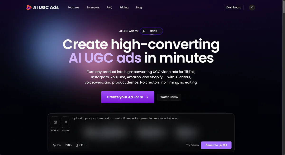 AI UGC Ads gallery image