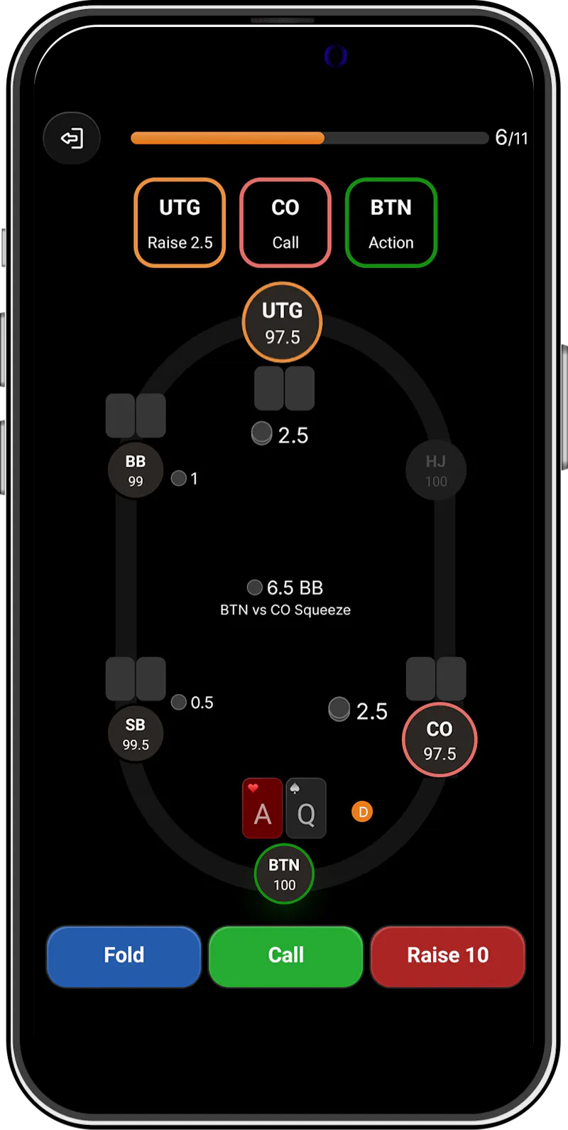 PlusEV Poker Training App screenshot 2