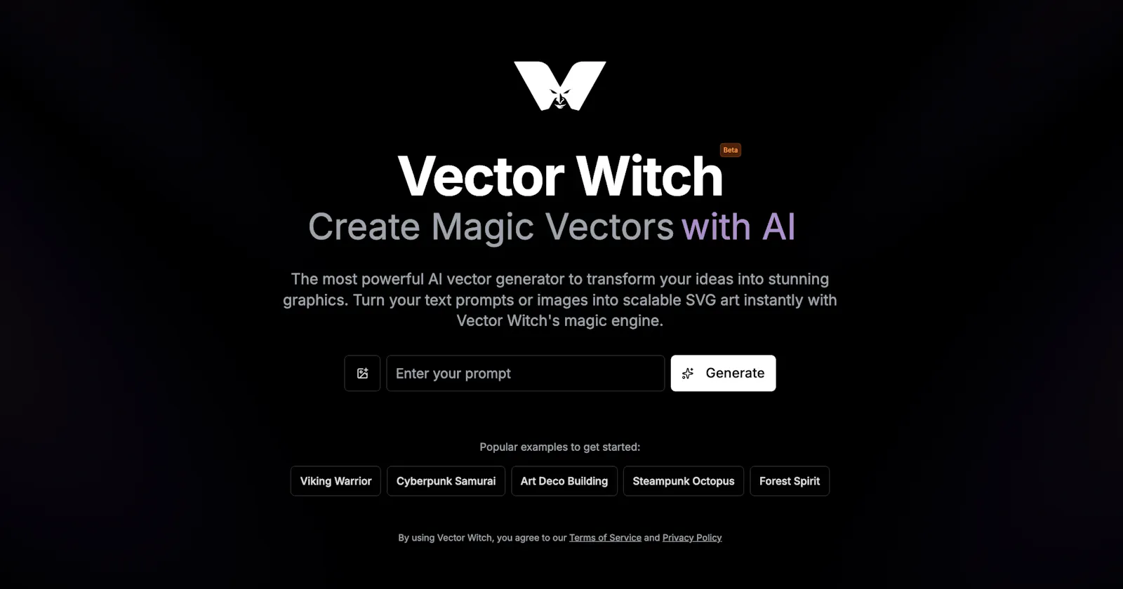Vector Witch SVG Generator screenshot 1