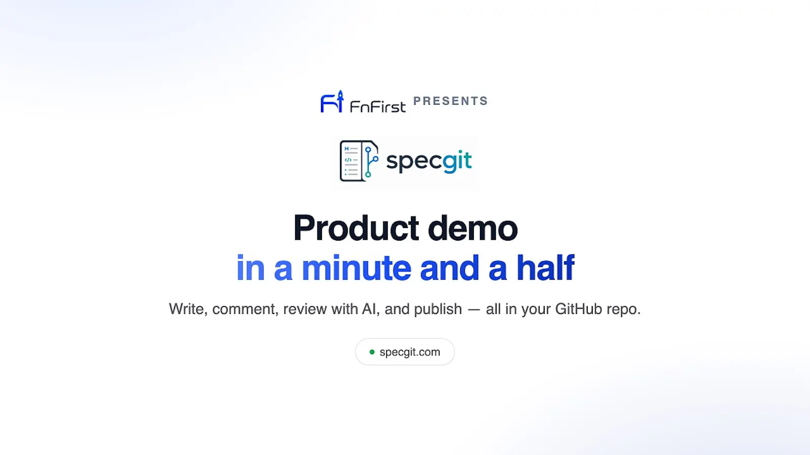 specgit screenshot 1 (video preview)