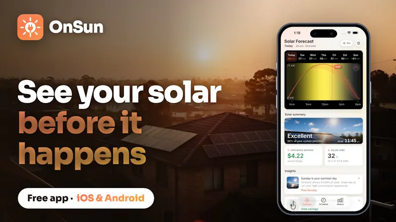 Rooftop Solar Forecaster screenshot 1 (video preview)