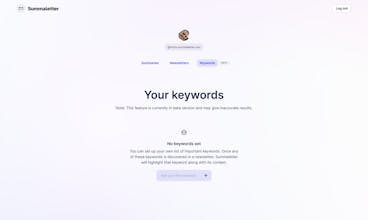 SummaLetter - AI newsletter summarizer gallery image