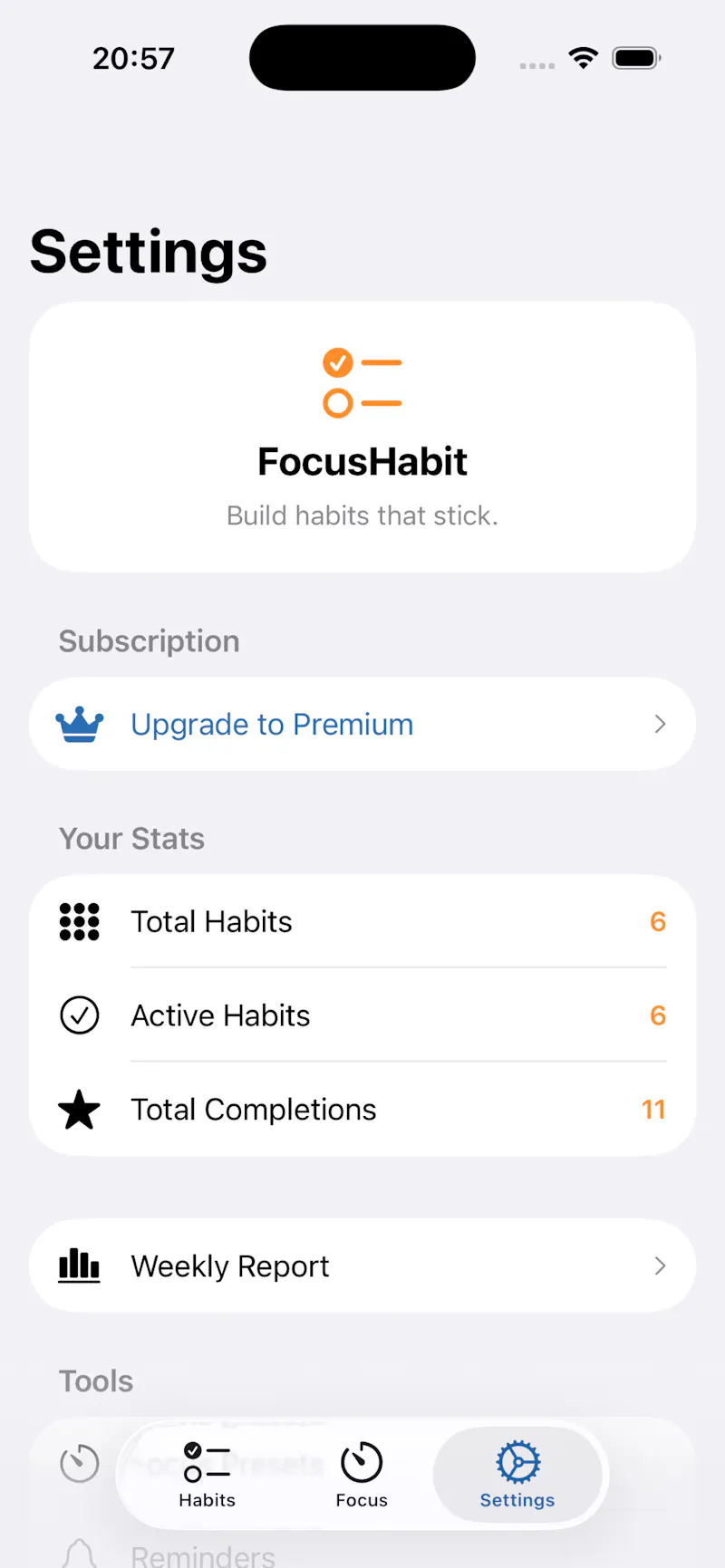 FocusHabit Pro screenshot 4