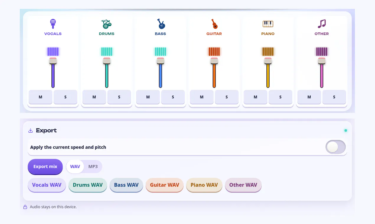 StemSplitterLab gallery image
