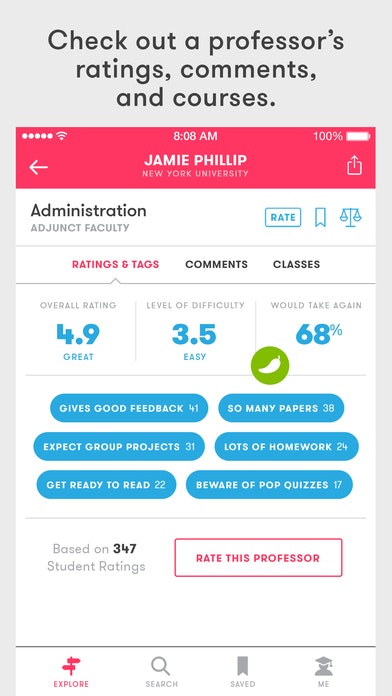 Rate My Professor gallery image