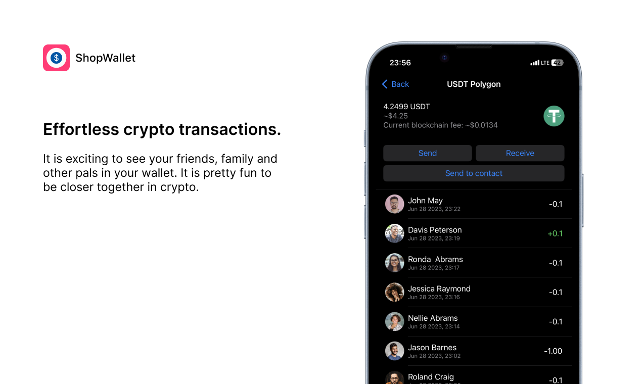 Shopwallet: P2P Crypto Wallet Medien 2