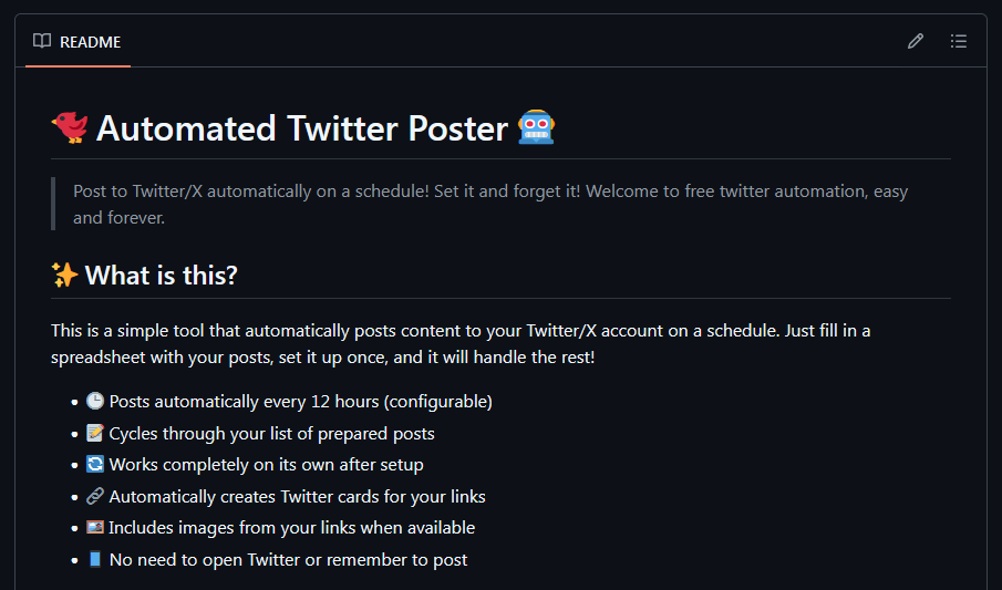 Automated Twitter Poster gallery image