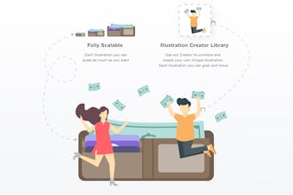 Huge Illustration Pack & Creator gallery image